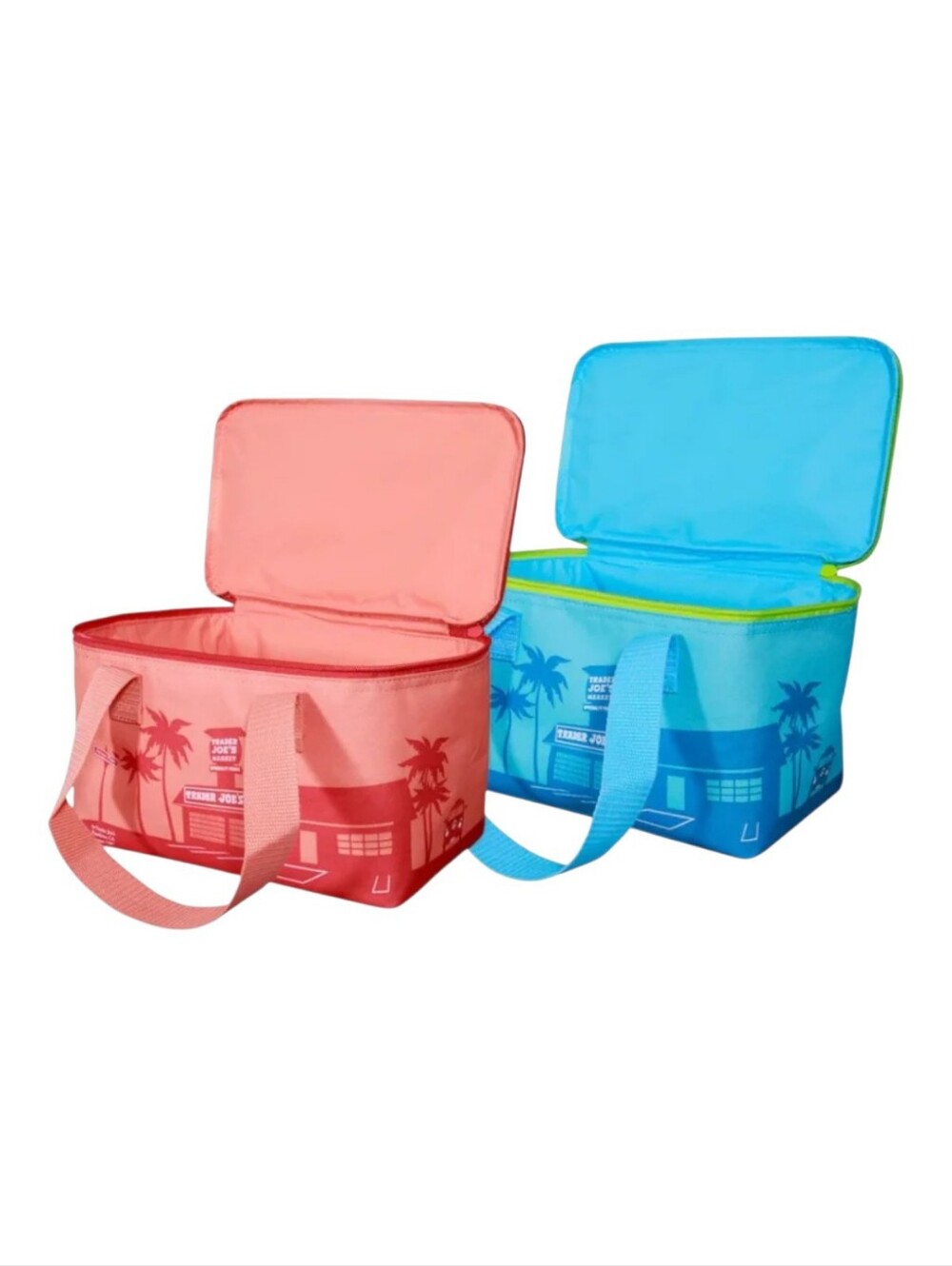 Trader Joe's Mini Insulated Tote Bag - Peach